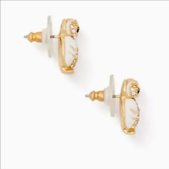 Kate Spade Starbright Owl Earrings - Picture 2 of 5